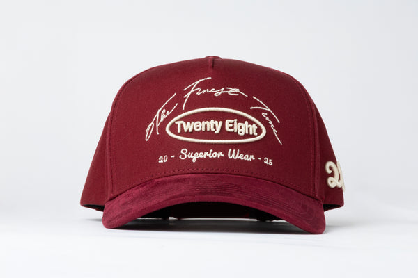 Luxus Burgundy Suede